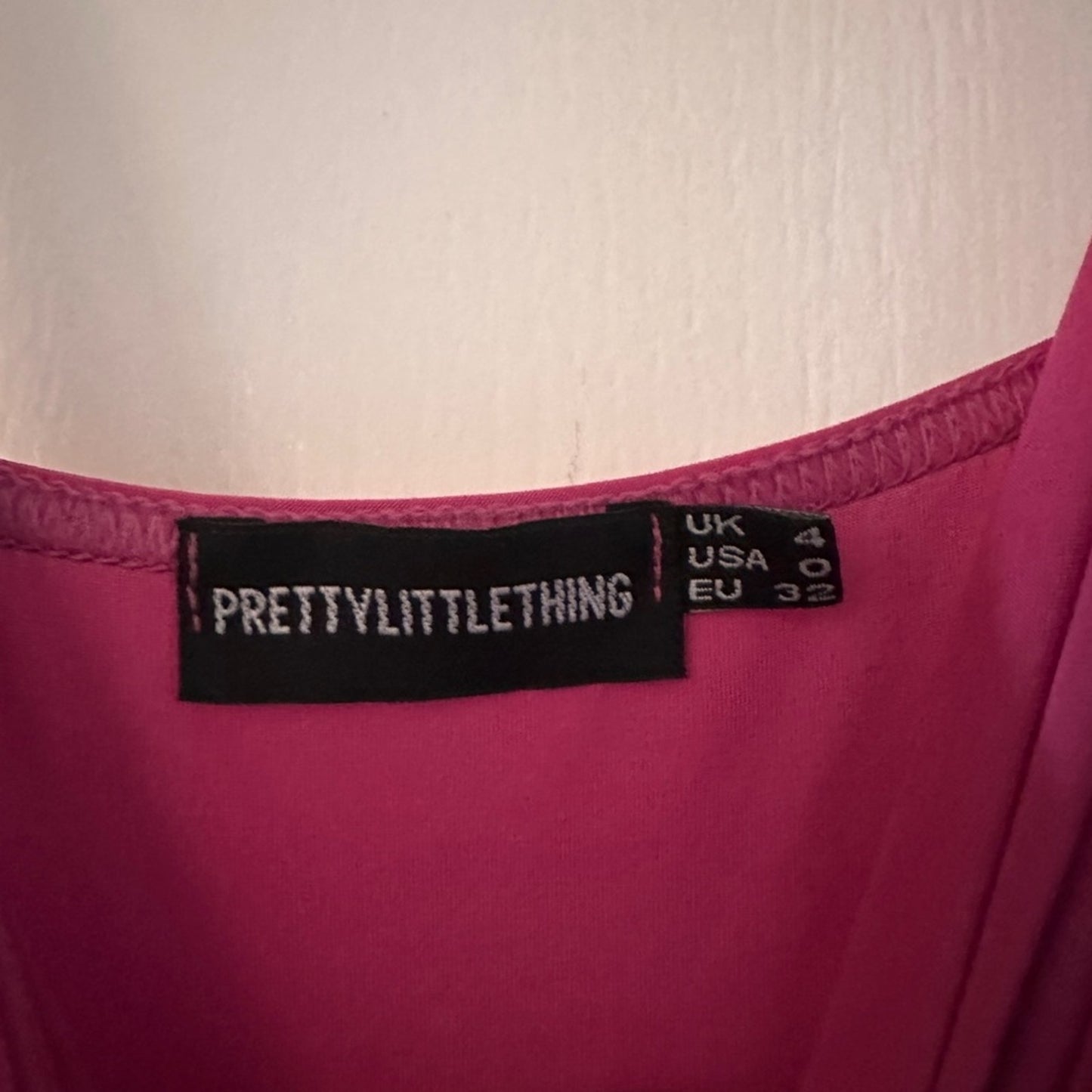 Prettylittlething adjustable snap size slit dress size 0