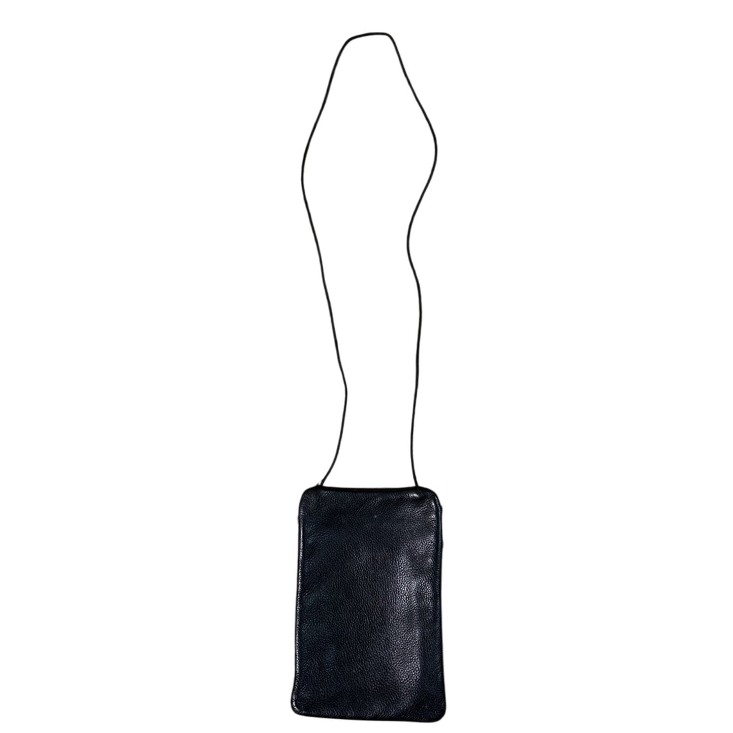 Black Leather Crossbody Bag