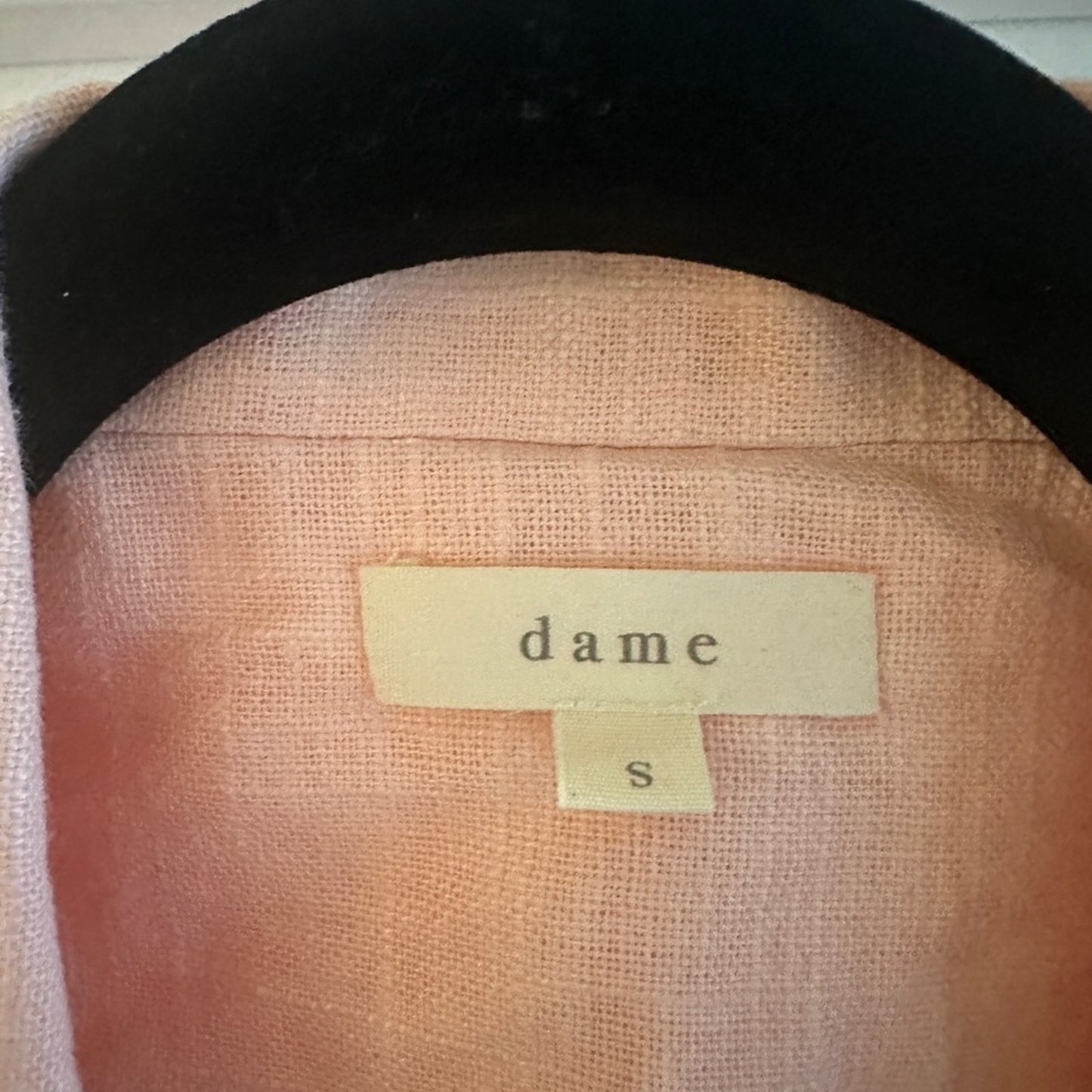 Pretty blush pink blazer size small