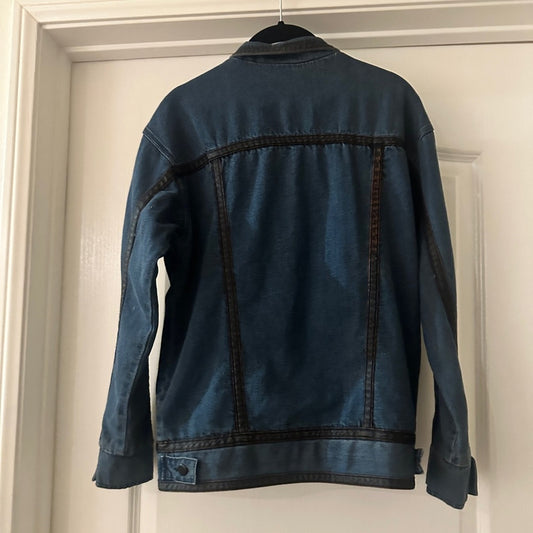 On the full denim jacket size medium