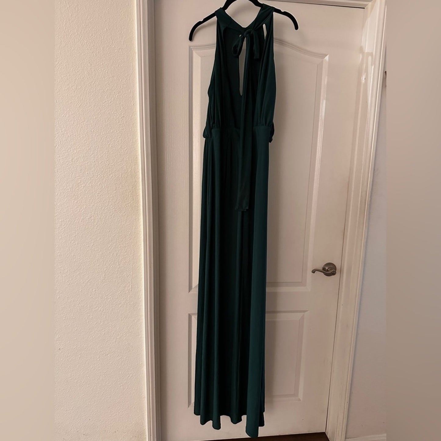 NWT ASOS Dark green halter gown size 6 tall