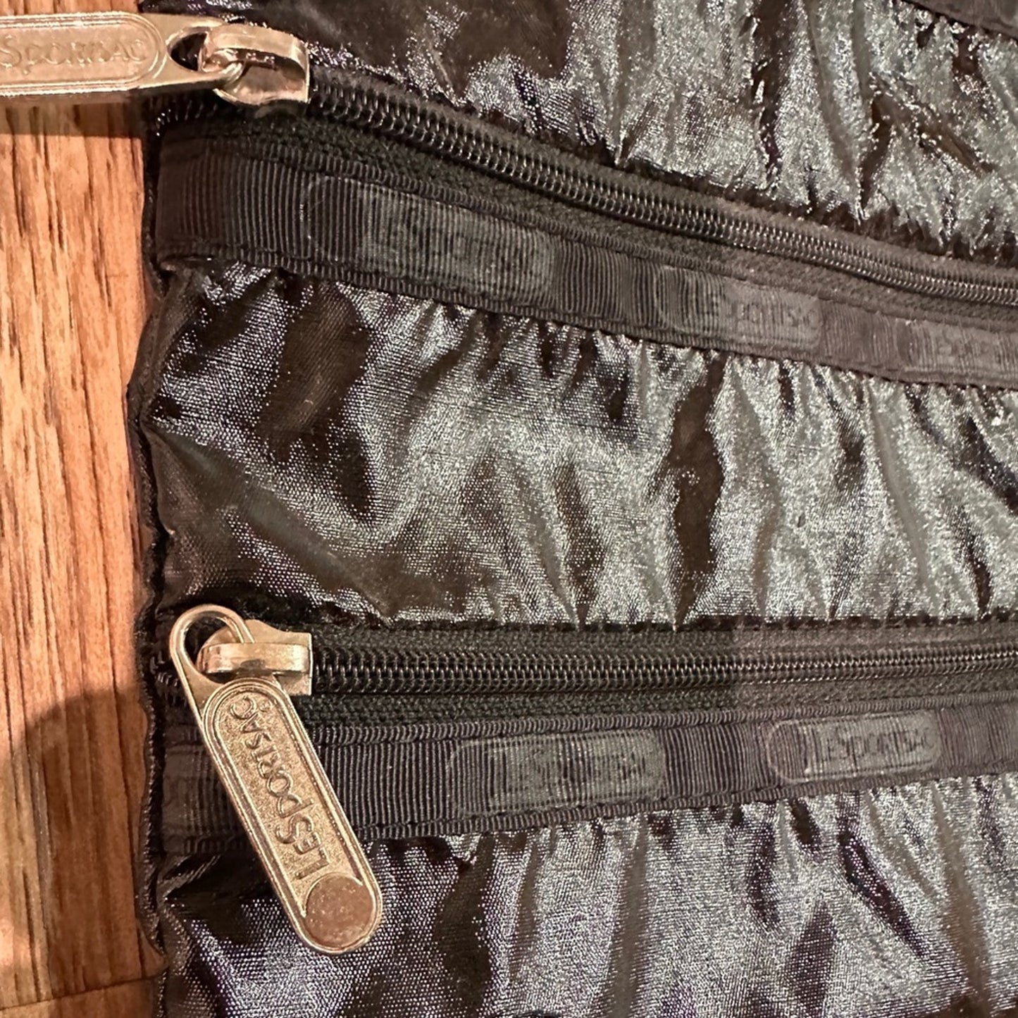LeSportsac Black Crossbody Bag with Adjustable Strap