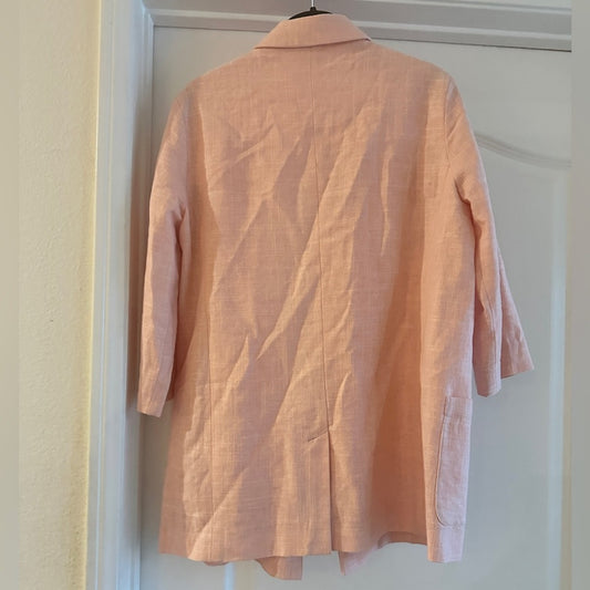 Pretty blush pink blazer size small