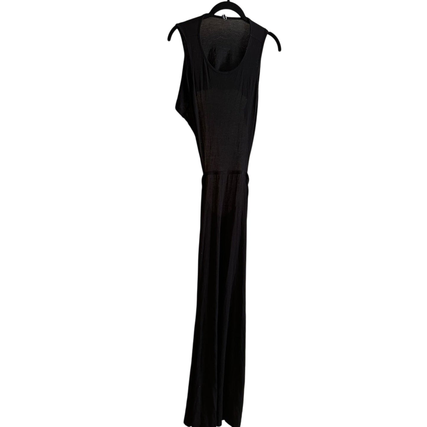 Vijo Couture black open back maxi dress size small