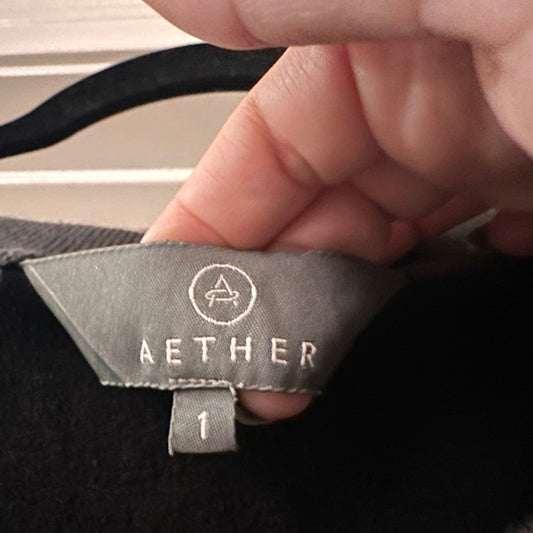 Aether Dark Gray Long Sleeve sweatshirt size small / 1
