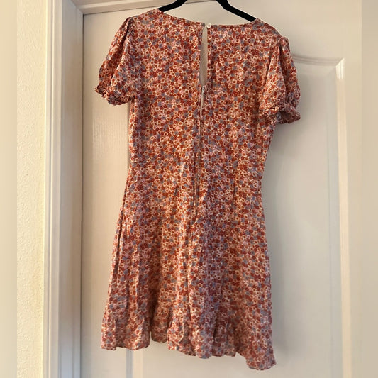 Mi Ami micro floral print mini sundress size large