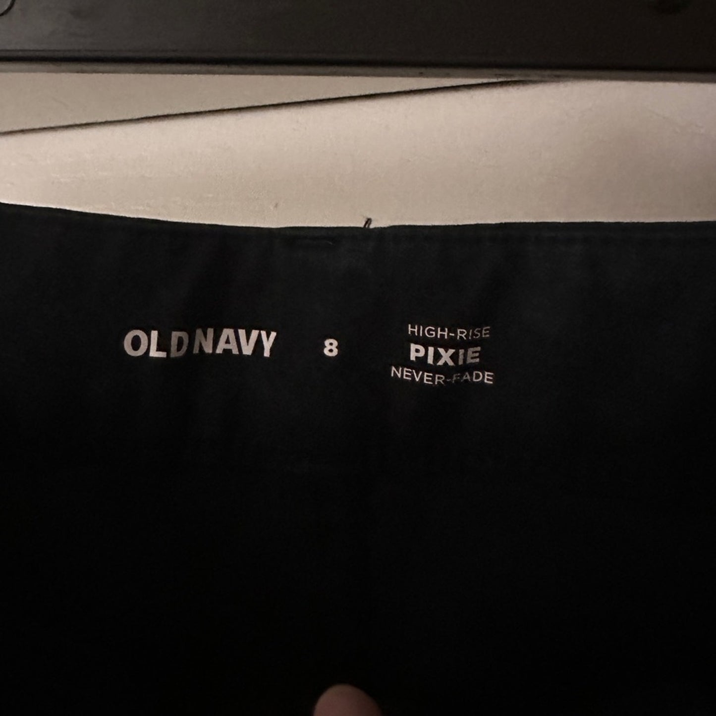 Old Navy high rise pixie trouser pants size 8