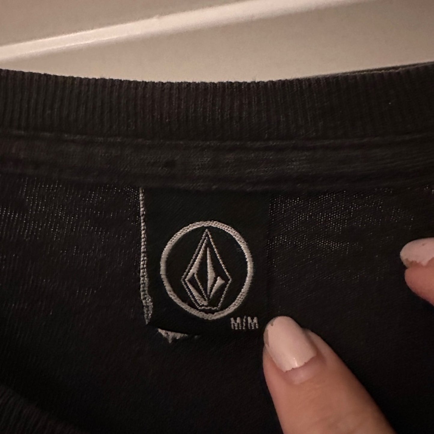 Volcom dark grey graphic tee size medium