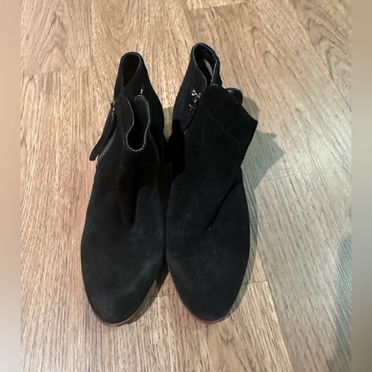 Sam Edelman black suede booties size 8.5