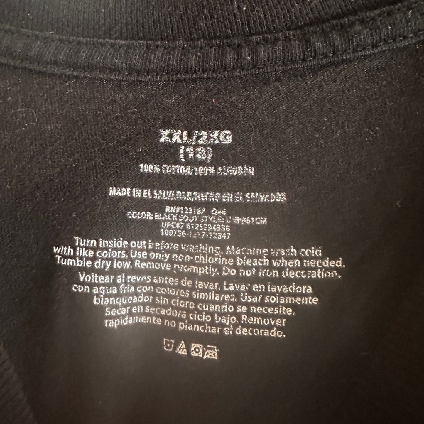 Black Graphic T-Shirt with Emoji Print