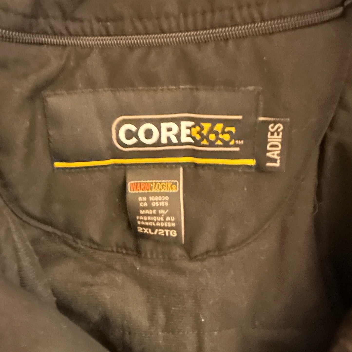 NWT Core 365 black outdoor jacket size 2X
