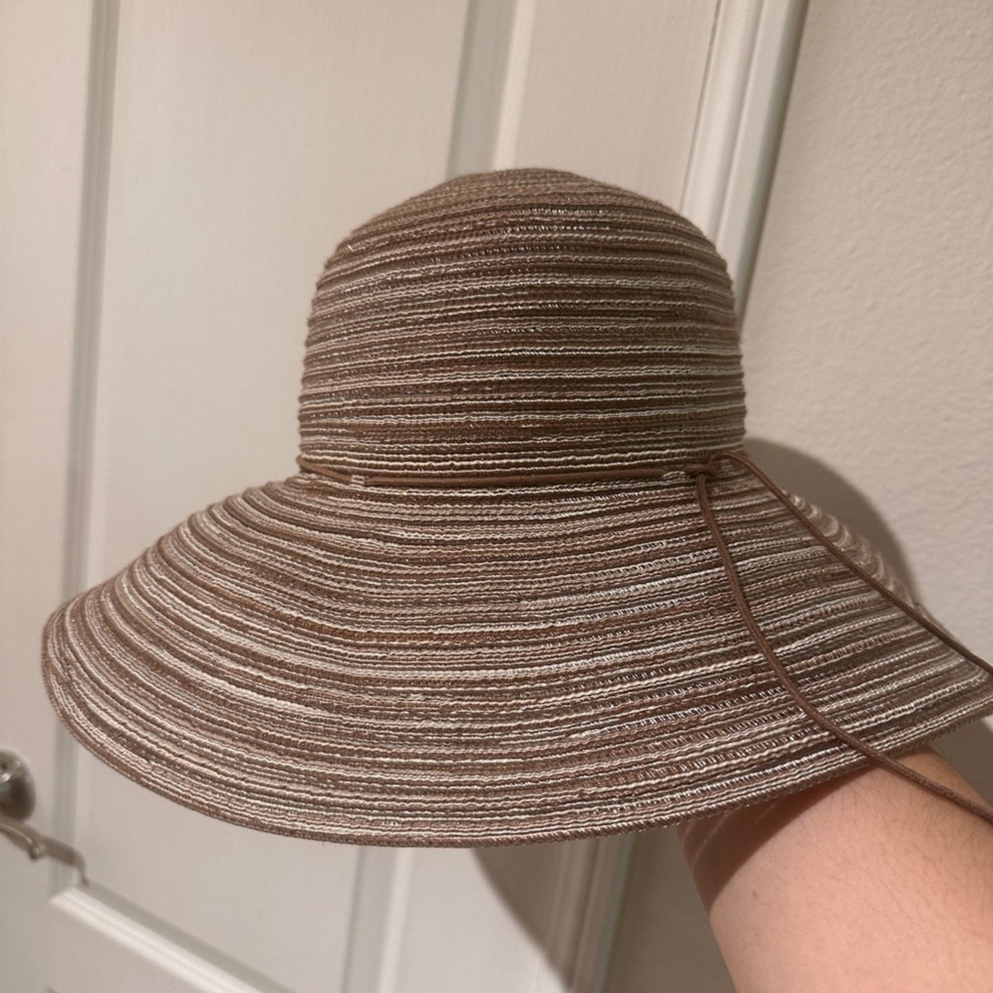 Elegant Brown Sun Hat