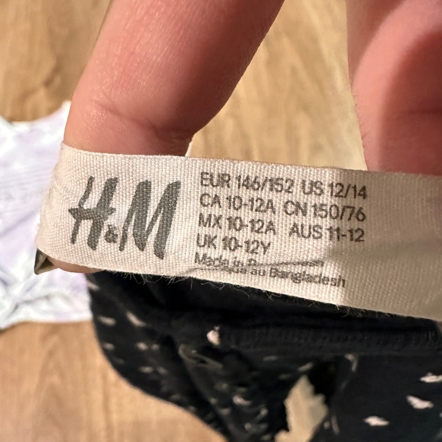 Set of 2 H&M short sleeve tees size 12/14