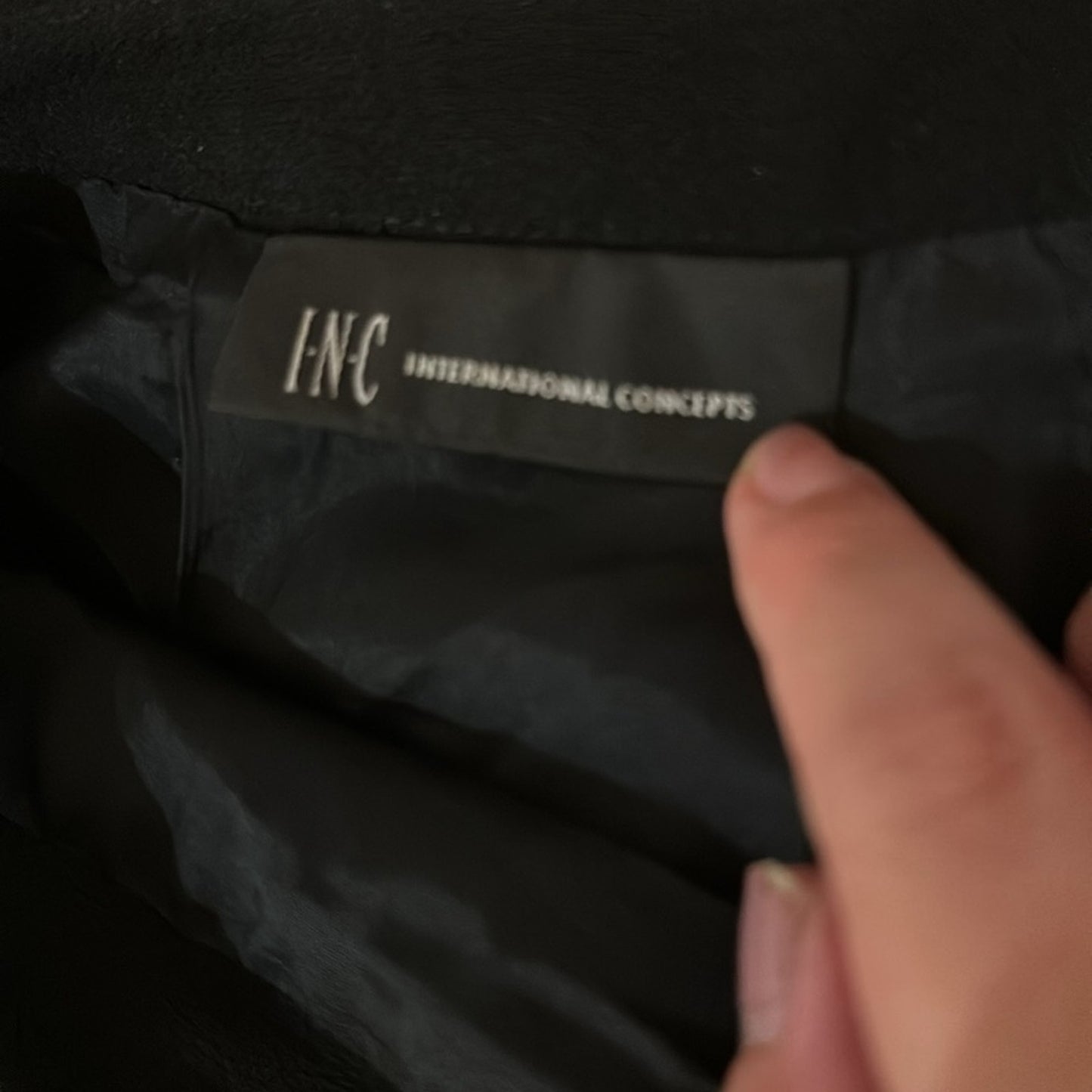 Inc black skirt size 10