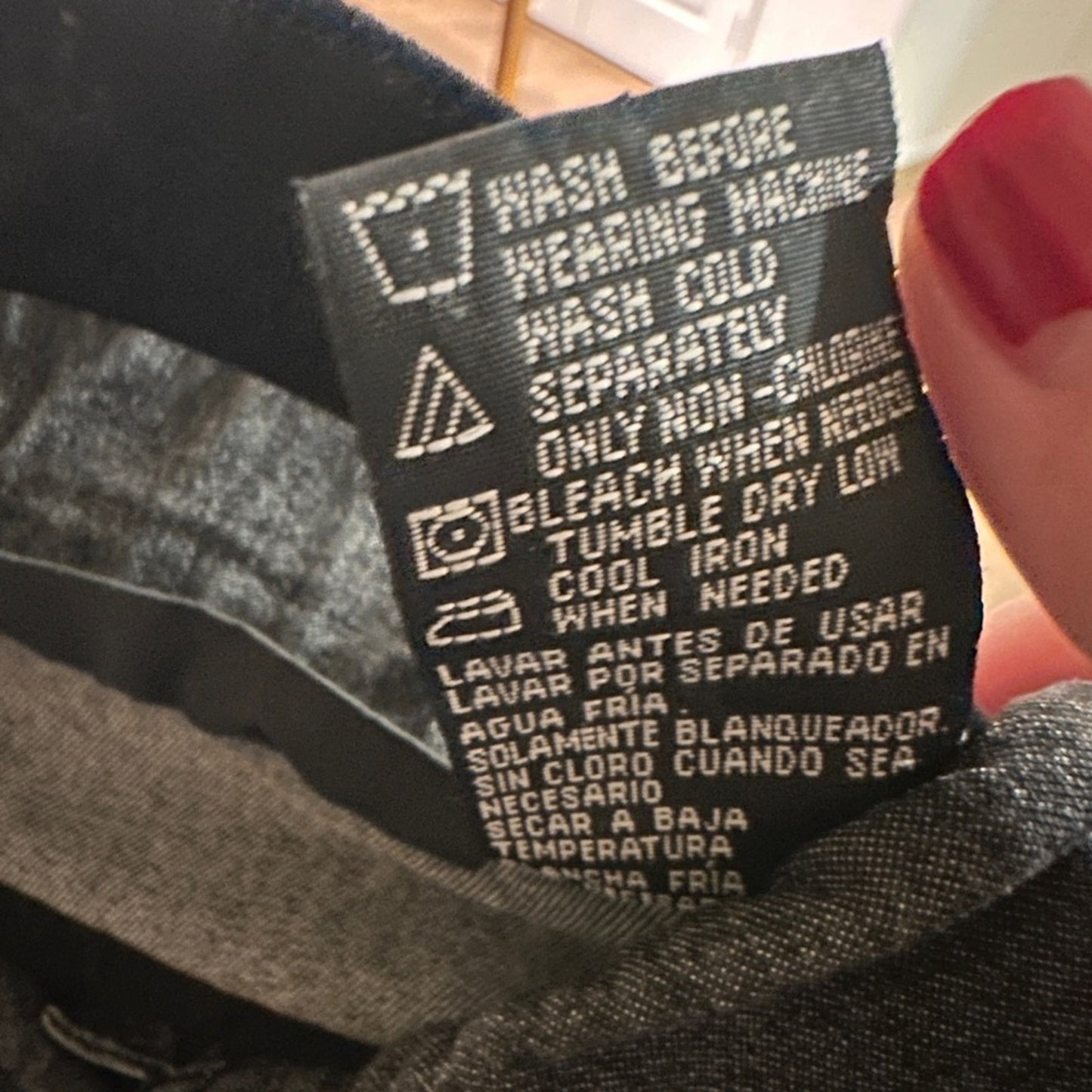 No boundaries denim jacket dark wash size small