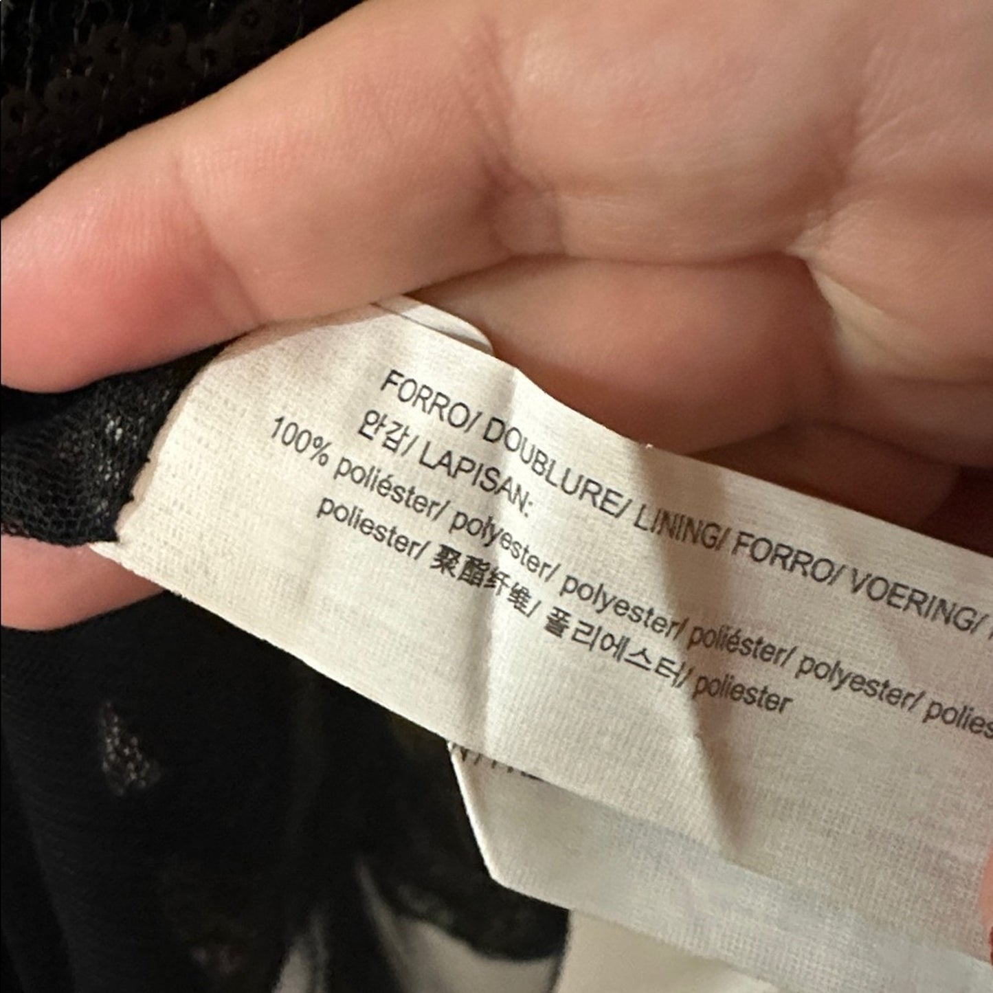 Zara black sequin floral embroidered mini dress size medium