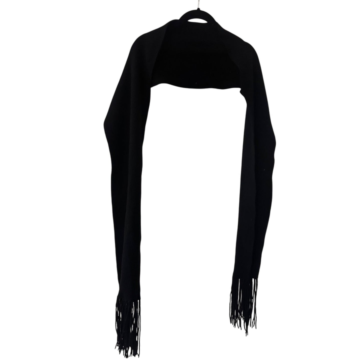 J.Crew ribbed knit back wool blend scarf one size