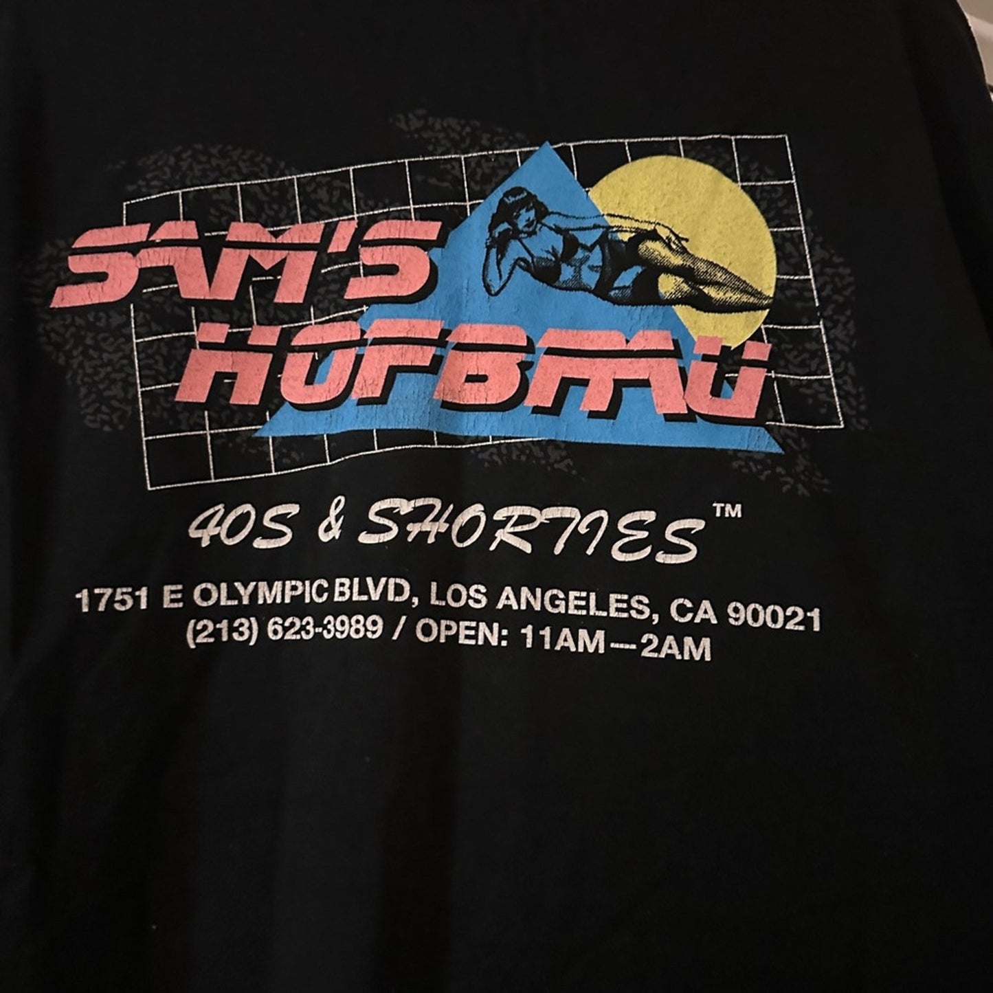 40s & Shorties Graphic Black Graphic Tee size large