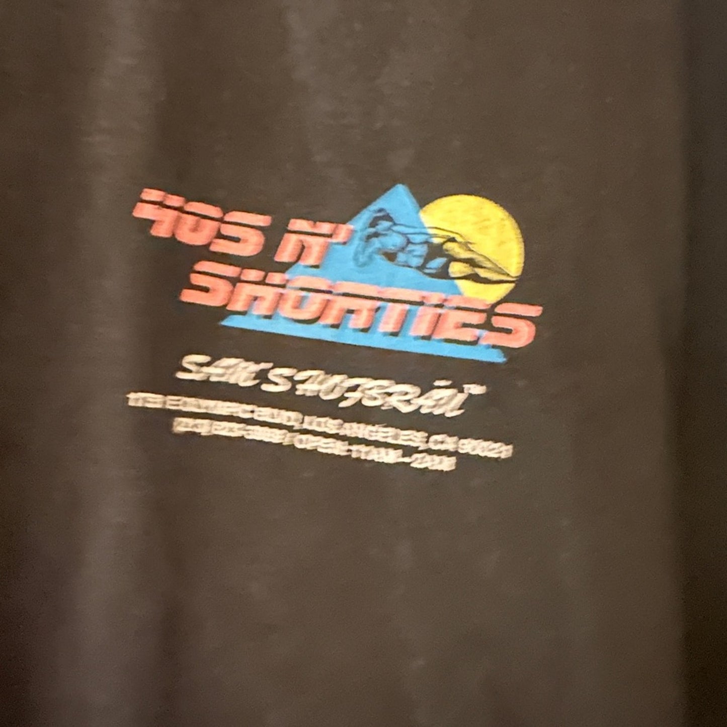 40s & Shorties Graphic Black Graphic Tee size large