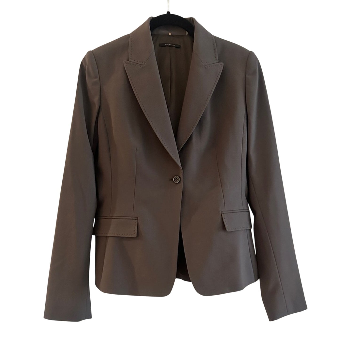Elie Tahari grey blazer size 8