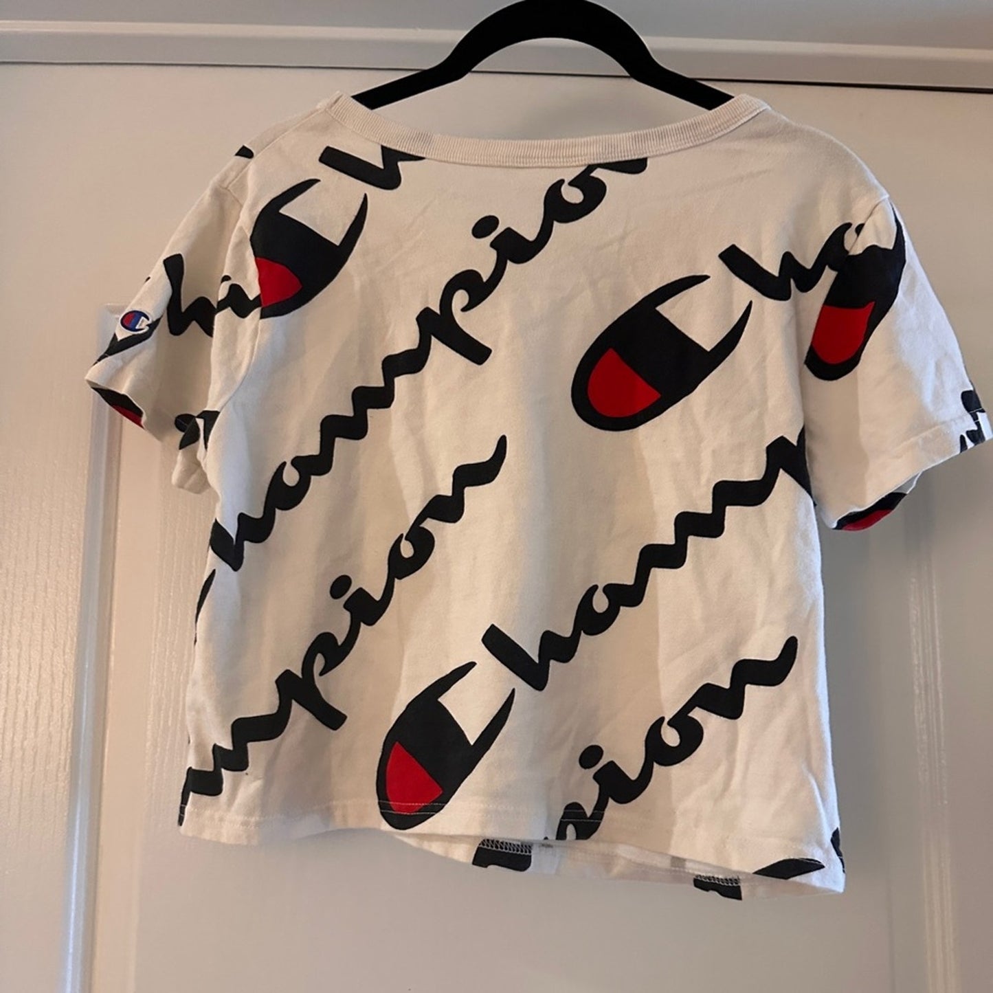 Champions graphic boxy tee size small