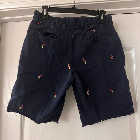 Gap for good flaming embroidered navy shorts size 28
