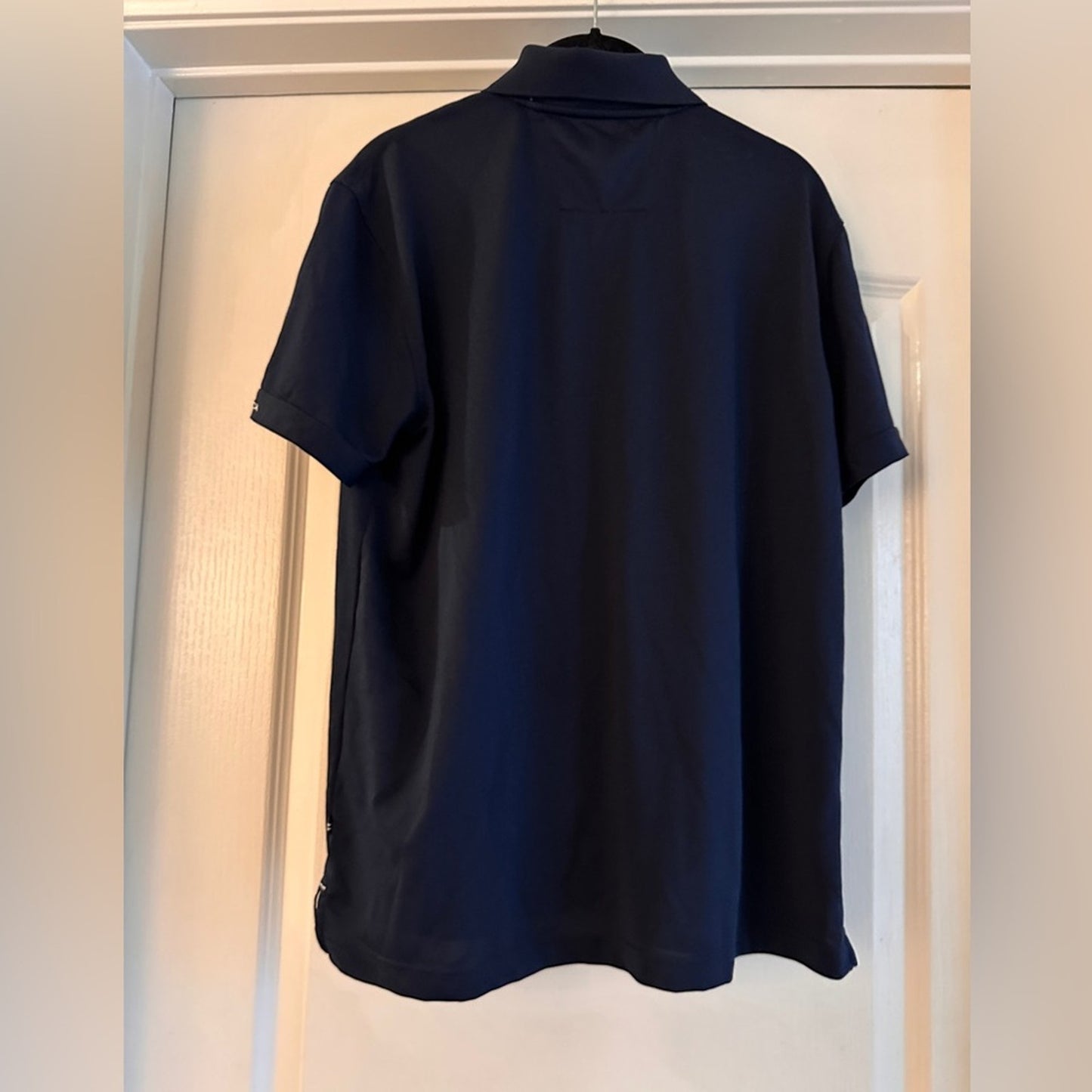 Nautica navy blue henley polo size medium