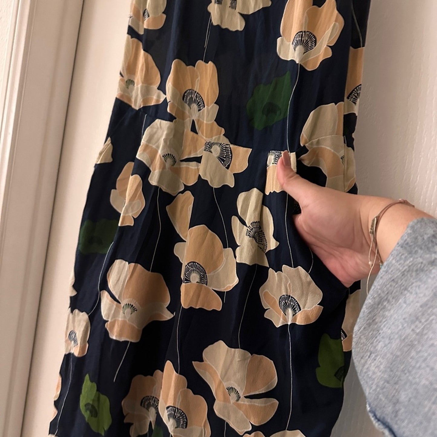 Harlyn floral silk jumpsuit size 0p