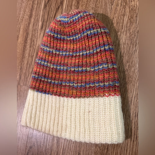 Babyhua multicolored cotton knit beanie