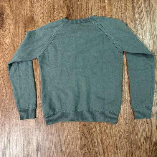 KetiKeta 100% lane wool unisex teal green sweater size 10