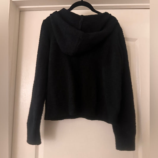 Art class black Sherpa knit hoodie size xl