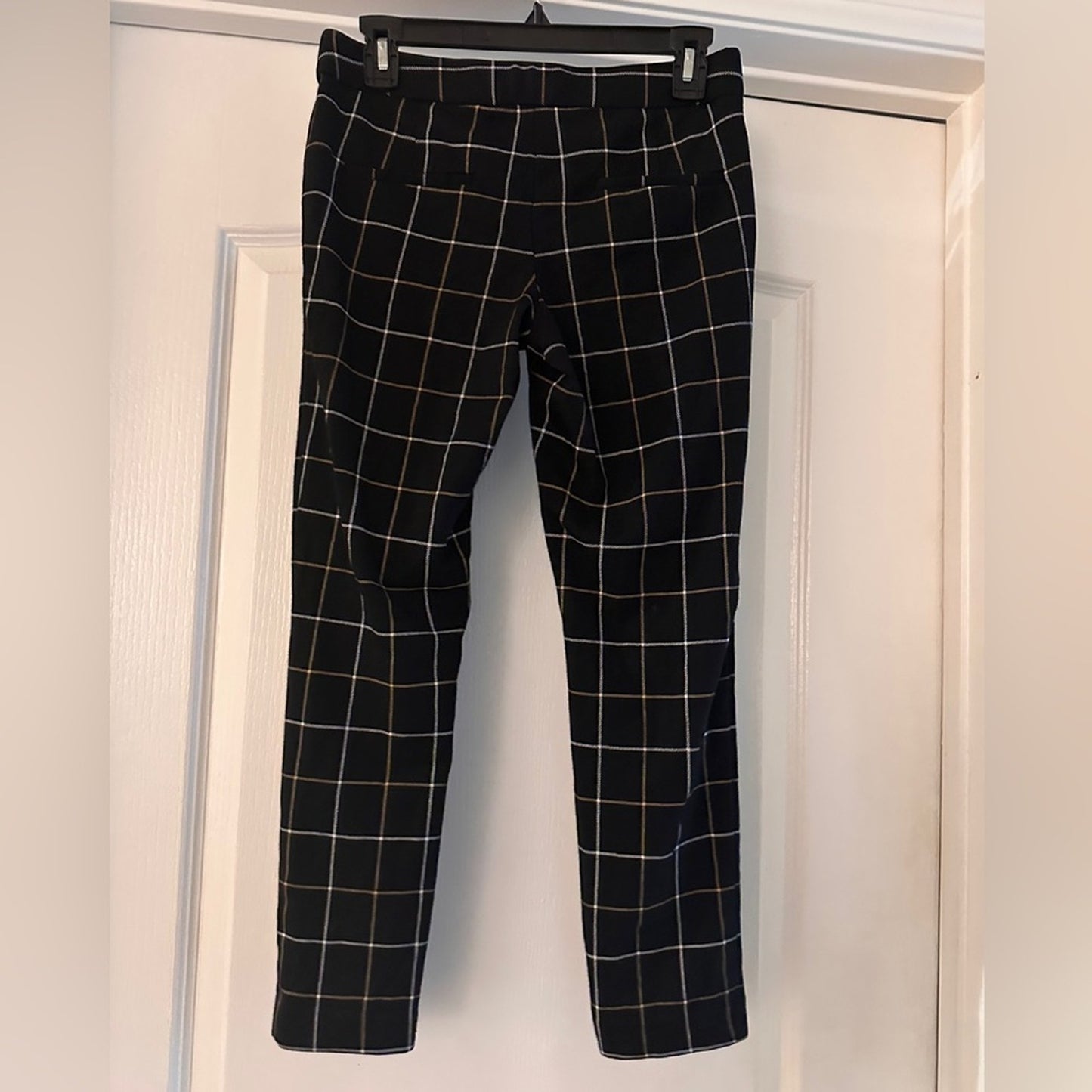 Amanda&Chelsea black check trouser pants size 2