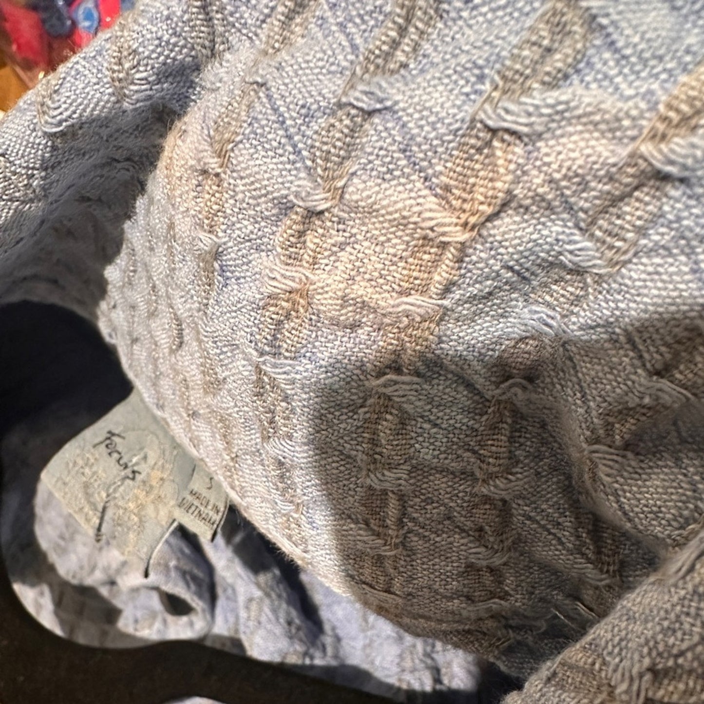 Focus Vintage cotton woven eclectic blazer size small