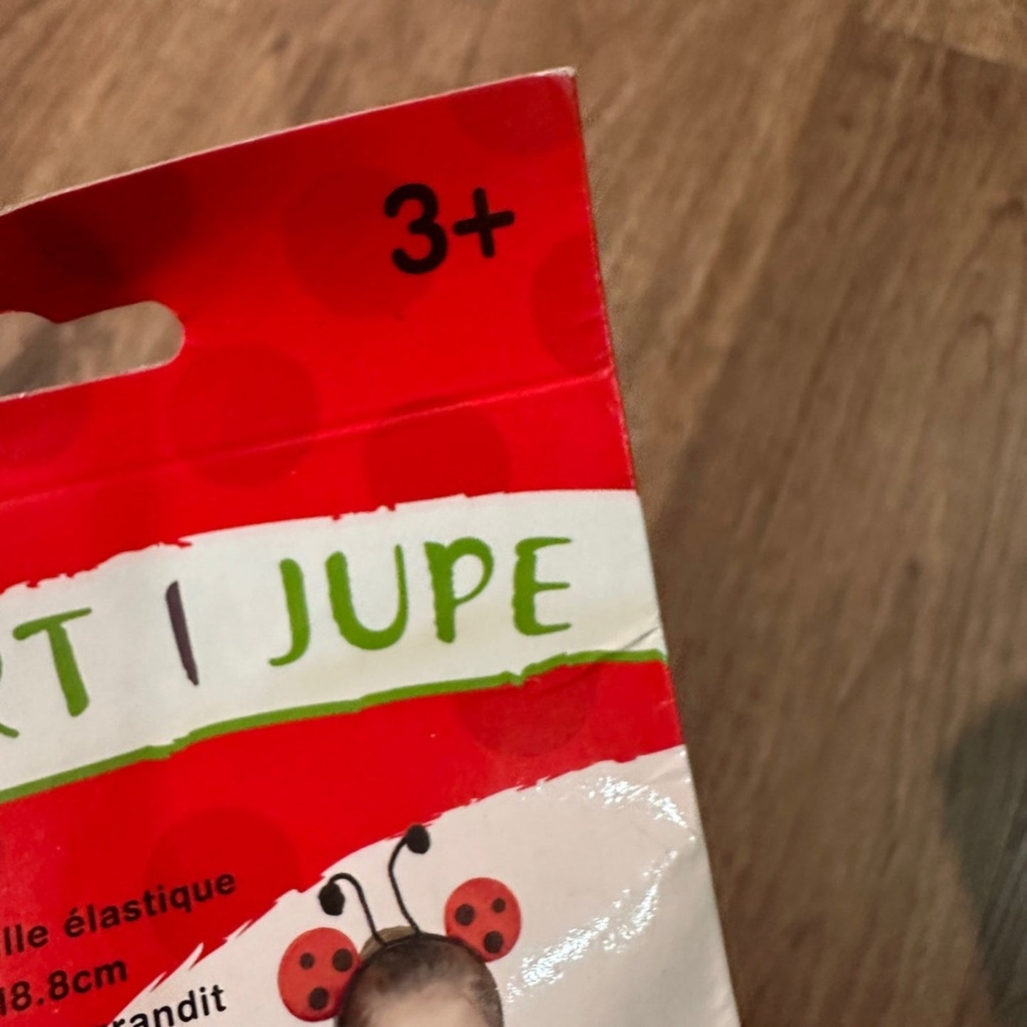 NWT girls ladybug skirt for ages 3+