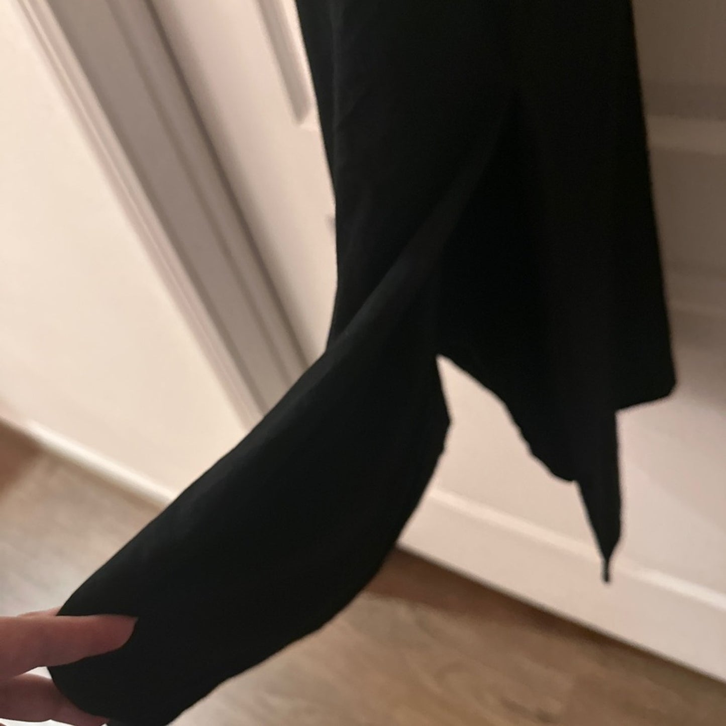 Casual black criss cross tank dress size XL