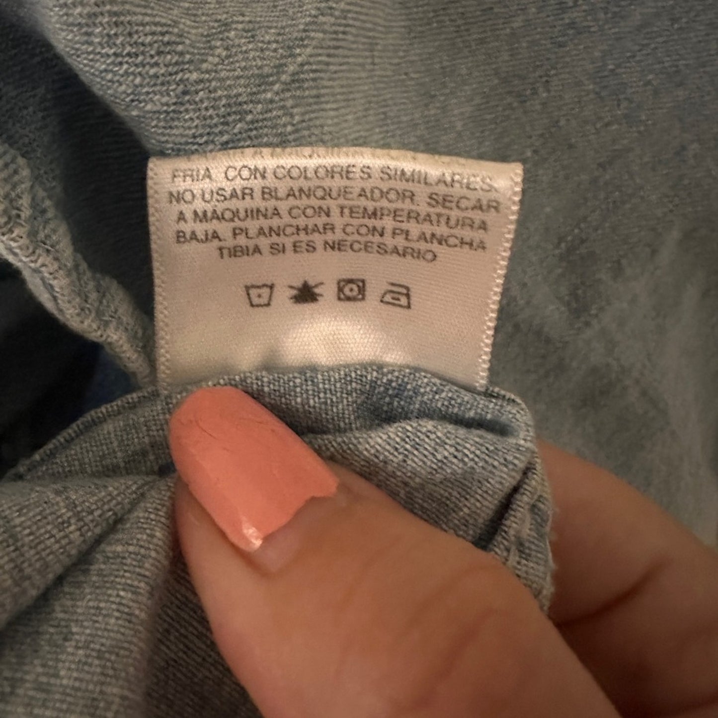 Vintage Covington denim button up shirt size XL