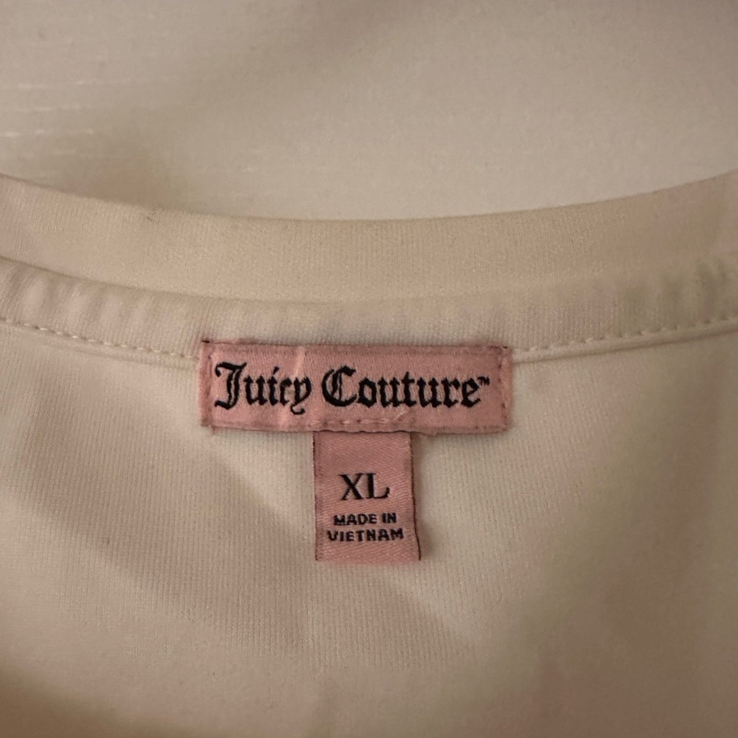 Juicy Couture “woke up like this” sequin sweatshirt size XL
