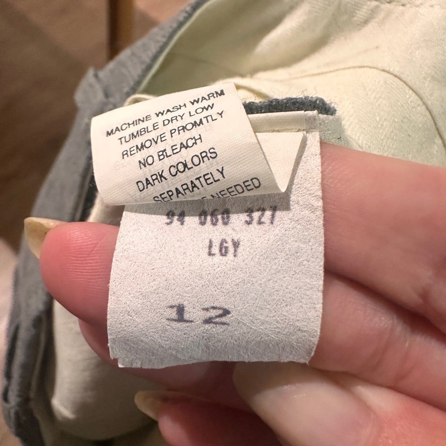 Saville Row grey vintage wool blend trouser pants size 12