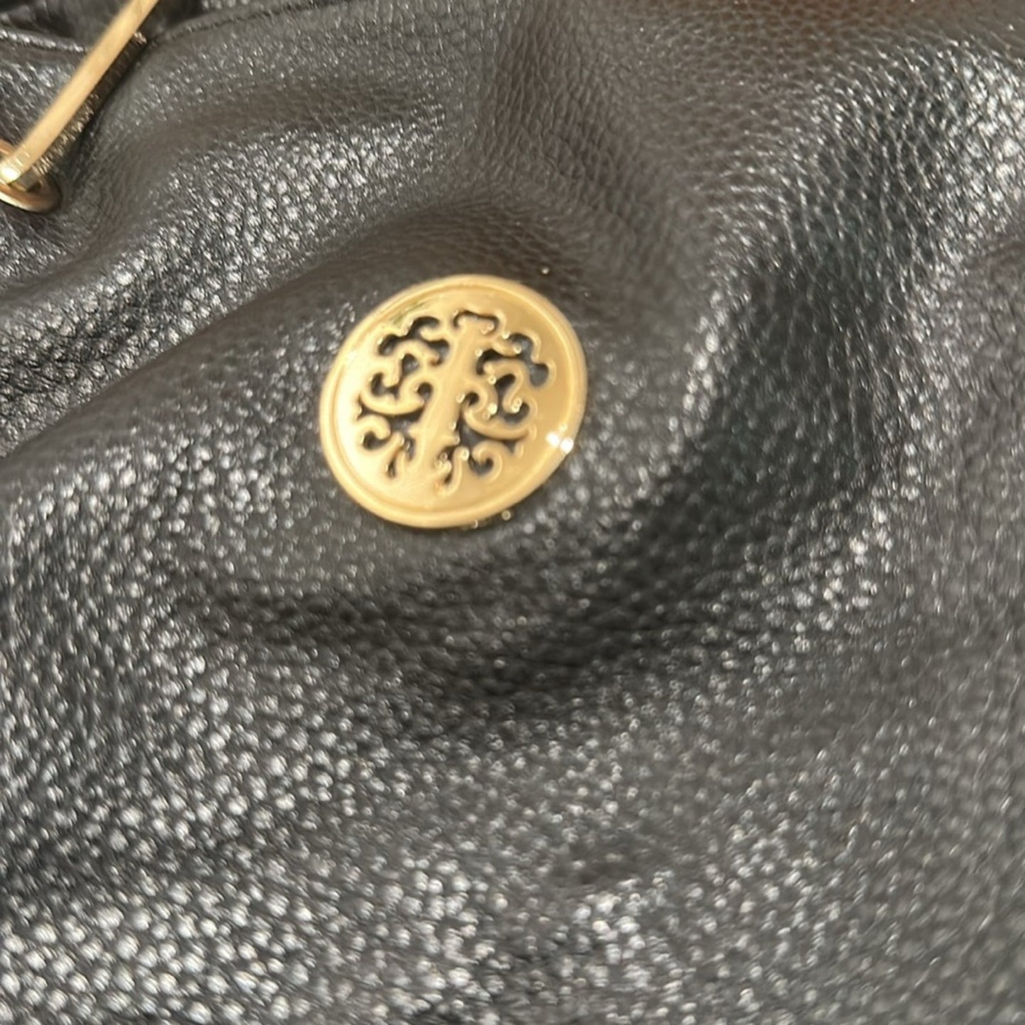 Faux leather handbag