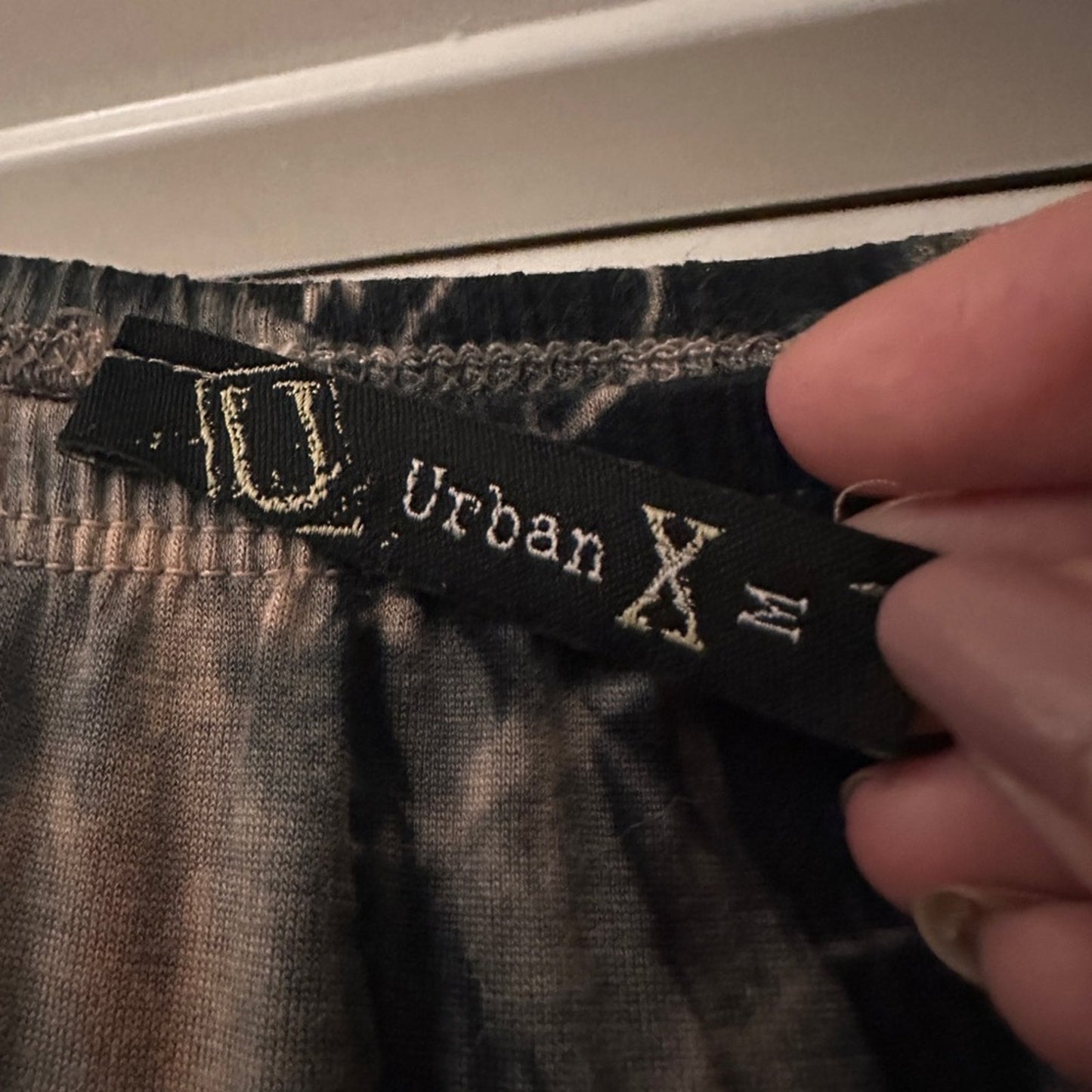 Urban X blue and brown tie dye wide length pants size medium