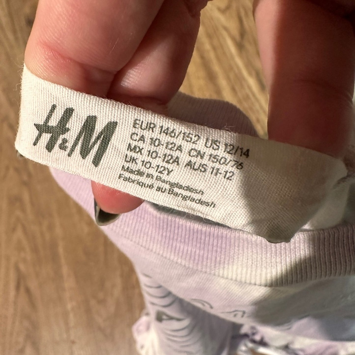 Set of 2 H&M short sleeve tees size 12/14