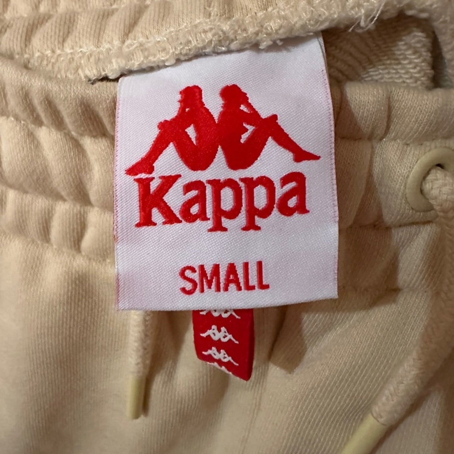 Kappa beige jogger pants size small