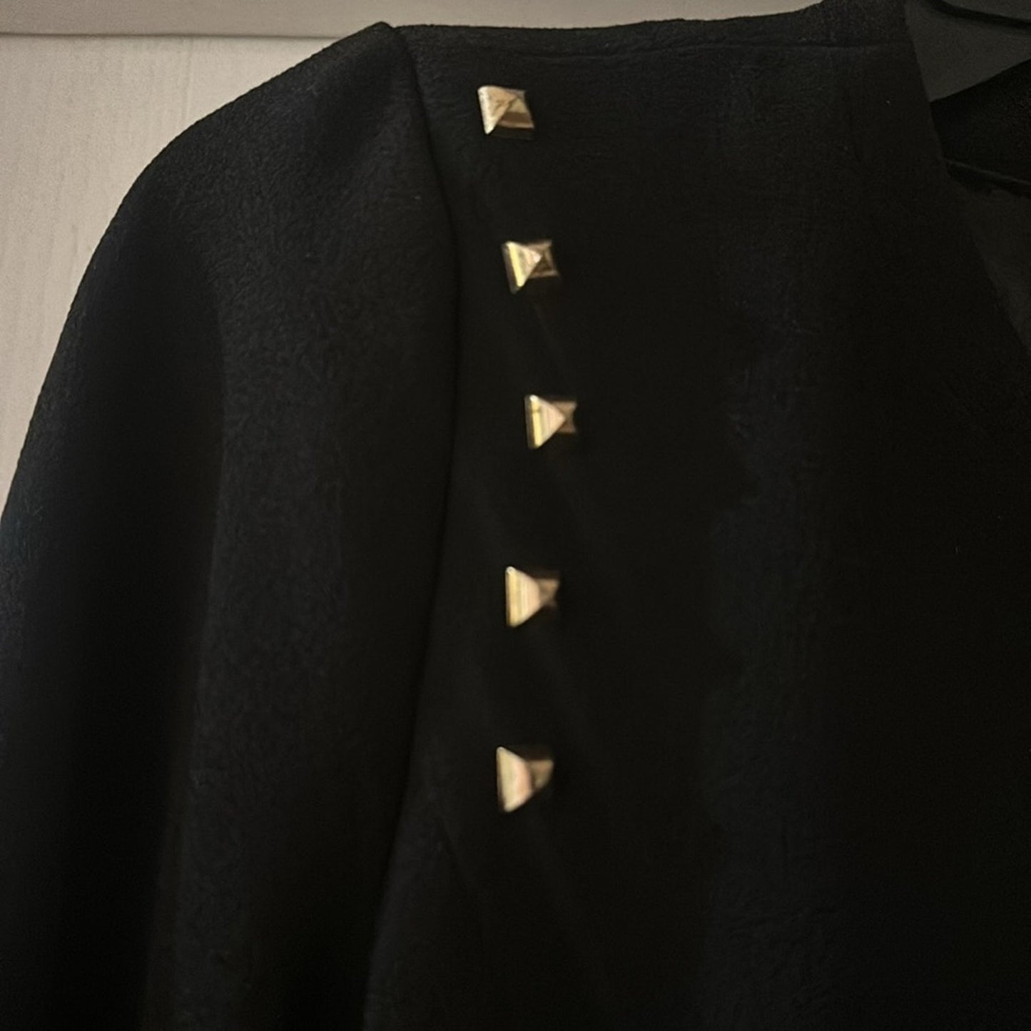 Ellen Tracy black open front jacket size small