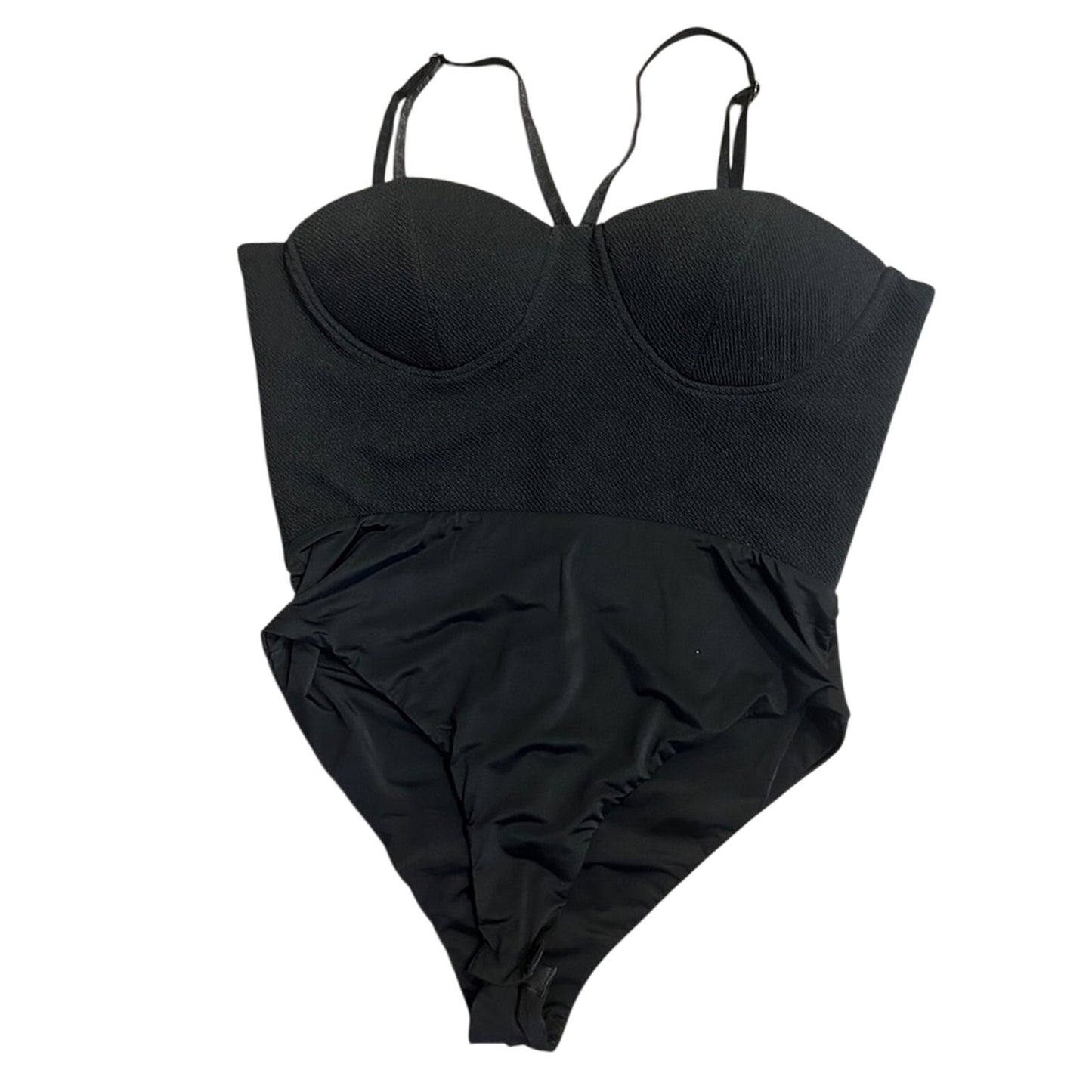 Arden B black one piece bodysuit size medium