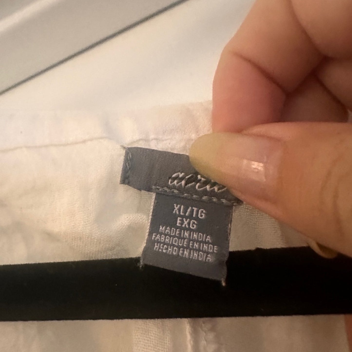🍷Aerie white 100% cotton gauze blouse size XL