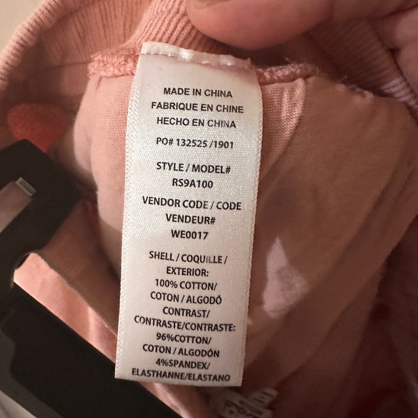 Splendid light pink terry jogger pants size medium