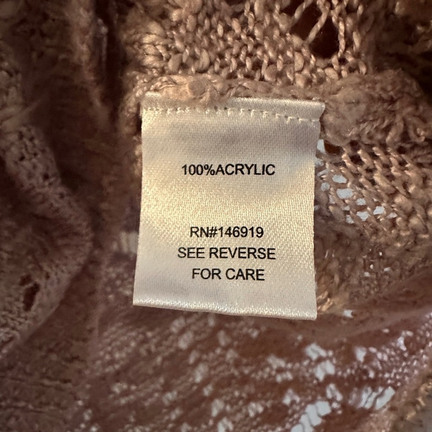 Freshman Mauve purple blood knit pocket sweater size xs