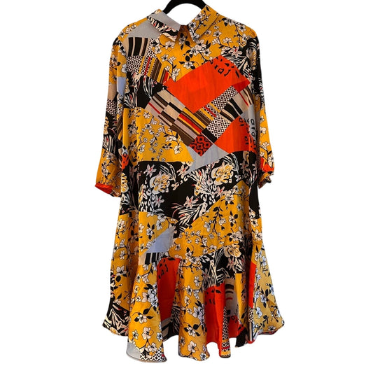 NWT JRY mixed media floral print dress size XL