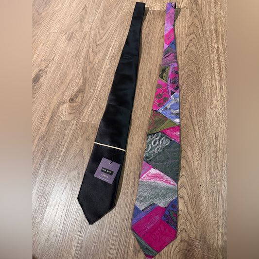 Set of 2 men’s silk ties