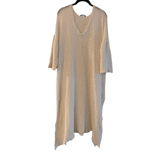 Zara lightweight loose knit vneck dress size small